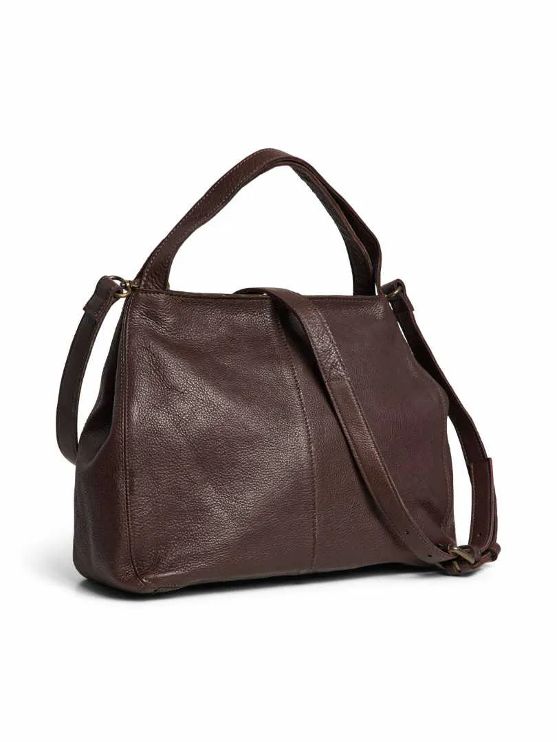 PIECES Shopper Braun Leder PIECES Shopper Braun Leder