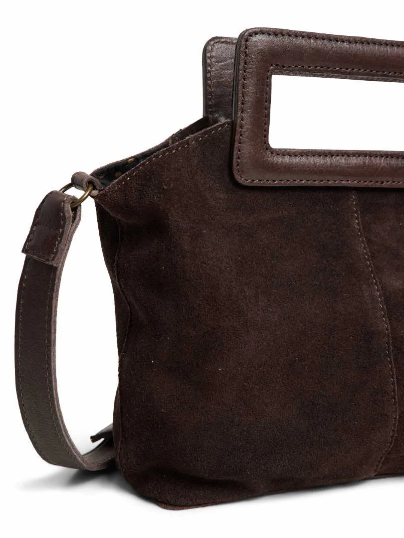 PIECES Henkeltasche Braun Leder PIECES Henkeltasche Braun Leder