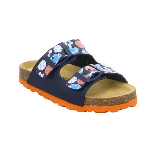 BIOLife Kinder-Pantolette Multicolor Lederimitat BIOLife Kinder-Pantolette Multicolor Lederimitat