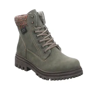 RIEKER Boot Olive Lederimitat RIEKER Boot Olive Lederimitat