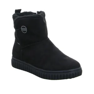 S.OLIVER Bootie Mädchen-Winter-Bottine Schwarz Lederimitat 