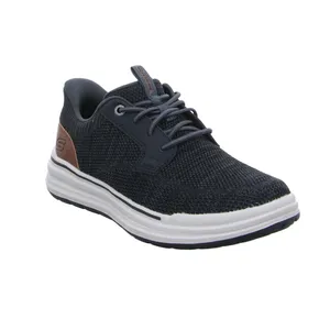 SKECHERS Halbschuhe Sneaker Stoff Schwarz Synthetik 