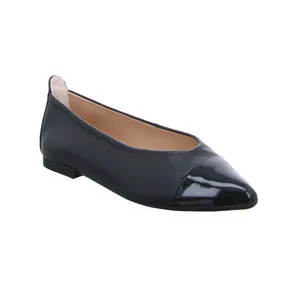 UNISA mit Lederfutter Ballerina Schwarz Leder UNISA mit Lederfutter Ballerina Schwarz Leder