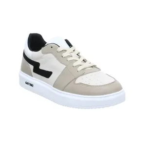 GATTINO Sneaker Jungen-Halbschuh Binder Beige Leder GATTINO Sneaker Jungen-Halbschuh Binder Beige Leder