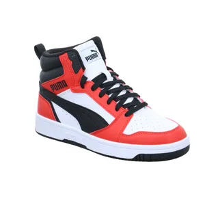 PUMA Kinder Sportschuh Weiss Lederimitat PUMA Kinder Sportschuh Weiss Lederimitat