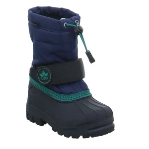 LICO Schneestiefel Kinder-Snowboot Blau Synthetik 