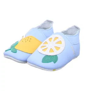 BOBUX soft sole Krabbelschuh Hellblau Leder 