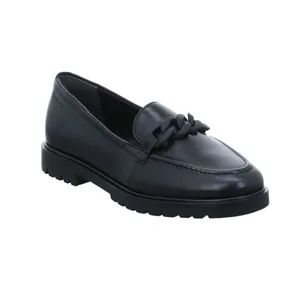 TAMARIS Slipper Schwarz Leder TAMARIS Slipper Schwarz Leder