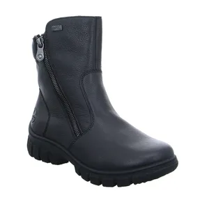 RIEKER TEX + Lammfellfuttter Comfort-Boot Schwarz Leder RIEKER TEX + Lammfellfuttter Comfort-Boot Schwarz Leder
