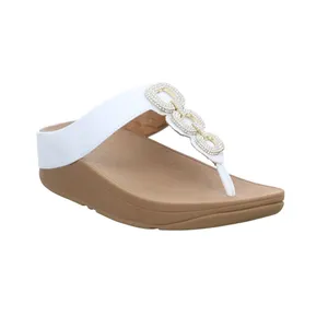 FITFLOP Zehentrenner-FlipFlop Weiss Leder FITFLOP Zehentrenner-FlipFlop Weiss Leder