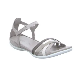 ECCO Trekking-Sandalette Hellgrau Leder ECCO Trekking-Sandalette Hellgrau Leder