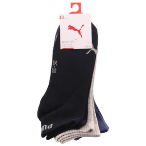 PUMA SOCKEN 3-ER Pack Freizeitsocken Blau Textil PUMA SOCKEN 3-ER Pack Freizeitsocken Blau Textil