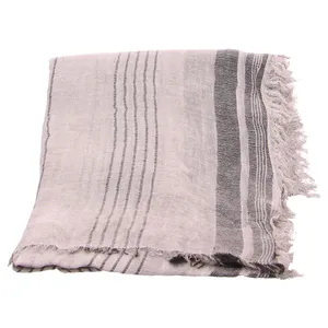 * Schal Hellgrau Textil  Loop 