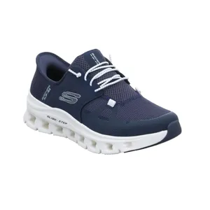 SKECHERS Halbschuhe Sneaker Stoff Blau Synthetik 