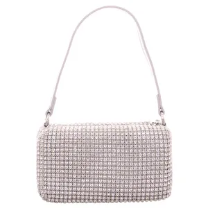 * Clutch / Abendtasche Silber Synthetik * Clutch / Abendtasche Silber Synthetik