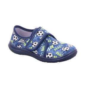 BECK Unisex Kinder-Hausschuh Blau Textil 