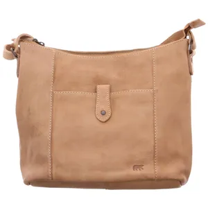 BEAR DESIGN Umhängetasche Beige Leder BEAR DESIGN Umhängetasche Beige Leder