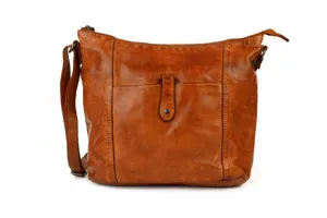 BEAR DESIGN Beuteltasche Cognac Leder BEAR DESIGN Beuteltasche Cognac Leder