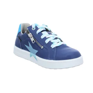 SUPERFIT Sneaker Mädchen-Halbschuh Binder Blau Textil 