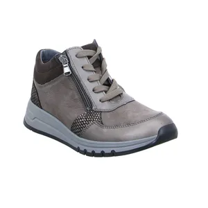 WALDLÄUFER Comfort-Mid Cut Taupe Leder 