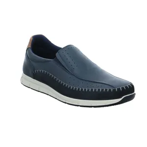 IMAC Halbschuh Blau Leder IMAC Halbschuh Blau Leder
