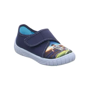 SUPERFIT Unisex Kinder-Hausschuh Jeansblau Textil SUPERFIT Unisex Kinder-Hausschuh Jeansblau Textil