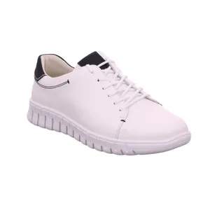 WALDLÄUFER Halbschuhe Sneaker Weiss Leder 