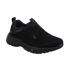 SKECHERS Halbschuh-Schlüpfer Schwarz Leder SKECHERS Halbschuh-Schlüpfer Schwarz Leder