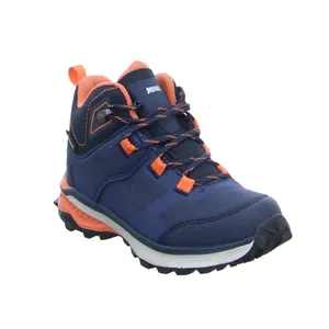 MEINDL Kinder-Wanderschuhe Blau Lederimitat  mit Gore Tex 