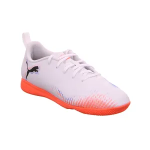 PUMA Kinder Indoor Weiss Lederimitat PUMA Kinder Indoor Weiss Lederimitat