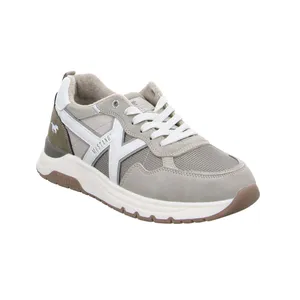 MUSTANG Halbschuhe Sneaker Stoff Beige Textil 