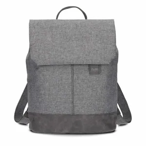 ZWEI Rucksack Grau Textil ZWEI Rucksack Grau Textil
