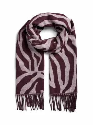 PIECES Schal mit Fransen Schal Bordeau Textil PIECES Schal mit Fransen Schal Bordeau Textil