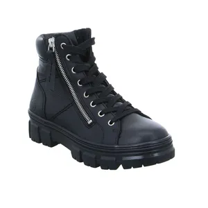 SCHUHENGEL Boot Schwarz Leder SCHUHENGEL Boot Schwarz Leder