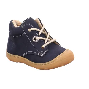 PEPINO Lauflernschuh Blau Leder Bottine Unisex PEPINO Lauflernschuh Blau Leder Bottine Unisex