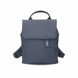 ZWEI Rucksack Blau Lederimitat ZWEI Rucksack Blau Lederimitat