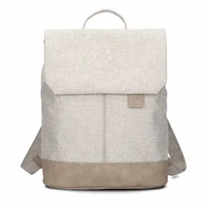 ZWEI Rucksack Beige Textil 