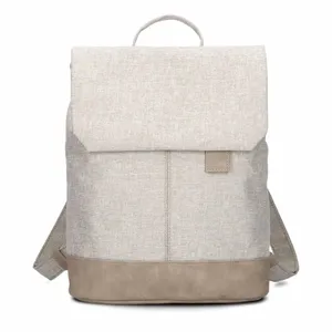 ZWEI Olli Rucksack Beige Textil ZWEI Olli Rucksack Beige Textil