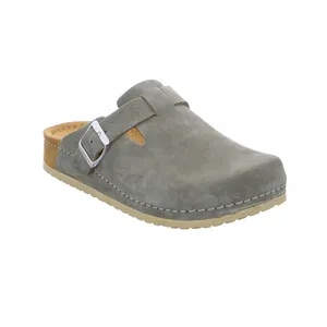MUBB Pantolette Khaki Leder 