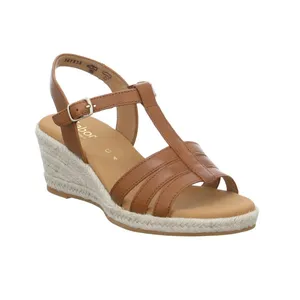 GABOR Sandalette Cognac Leder 