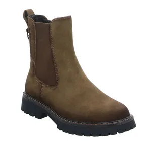 TAMARIS Boot Taupe Leder TAMARIS Boot Taupe Leder