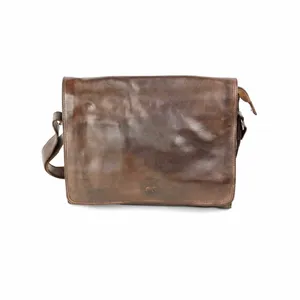 BEAR DESIGN Umhängetasche Dunkelbraun Leder BEAR DESIGN Umhängetasche Dunkelbraun Leder