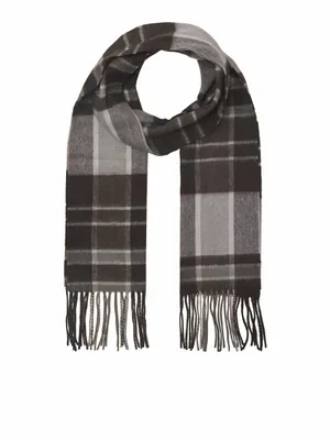 JACK & JONES Fransen Schal Braun Textil JACK & JONES Fransen Schal Braun Textil