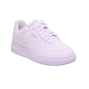 PUMA Kinder Sportschuh Weiss Lederimitat 