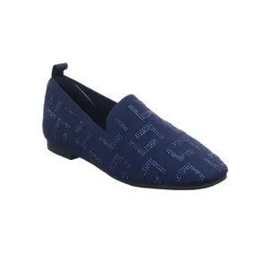 LA STRADA Slipper Navy Textil 