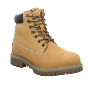 DOCKERS Winter-Boots Beige Leder 