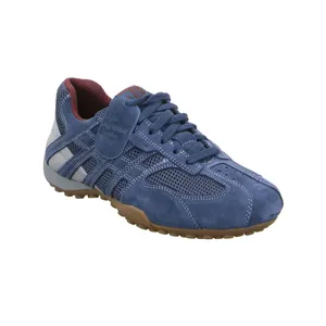 GEOX Binder Halbschuhe Sneaker Blau Leder GEOX Binder Halbschuhe Sneaker Blau Leder