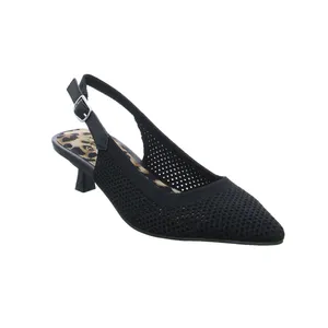 LA STRADA Slingpumps Schwarz Textil 
