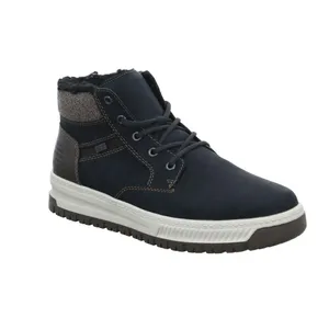 RIEKER Winter-Boots Schwarz Lederimitat 