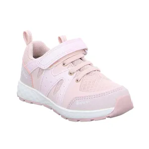 VIKING Sneaker Kleinkinder-Halbschuh Klett Rosa Textil 